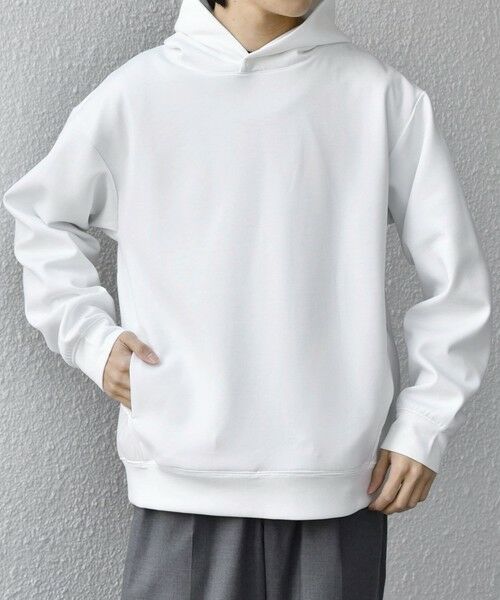 SHIPS / シップス パーカー | SHIPS any: カラー ダンボール スナップ プルオーバー パーカー 25AW◆ | 詳細10