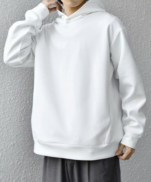 SHIPS / シップス パーカー | SHIPS any: カラー ダンボール スナップ プルオーバー パーカー 25AW◆ | 詳細11