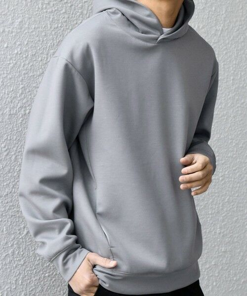 SHIPS / シップス パーカー | SHIPS any: カラー ダンボール スナップ プルオーバー パーカー 25AW◆ | 詳細19