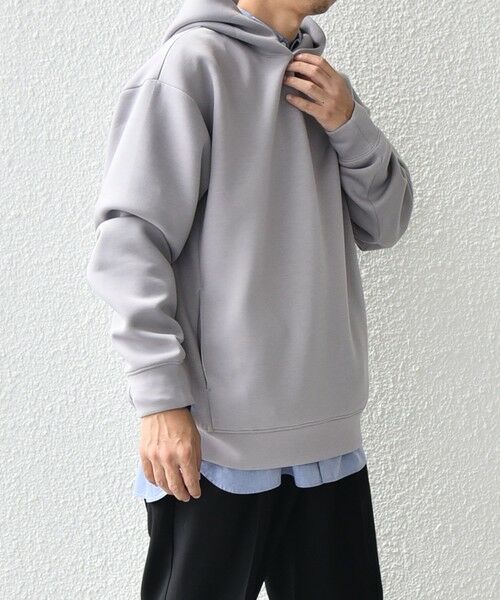 SHIPS / シップス パーカー | SHIPS any: カラー ダンボール スナップ プルオーバー パーカー 25AW◆ | 詳細26