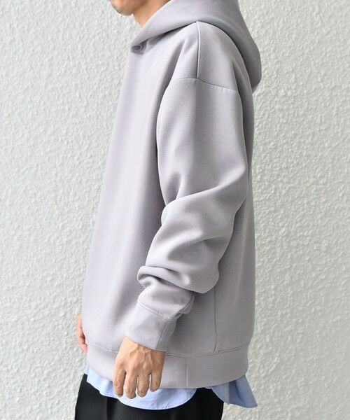 SHIPS / シップス パーカー | SHIPS any: カラー ダンボール スナップ プルオーバー パーカー 25AW◇ | 詳細11