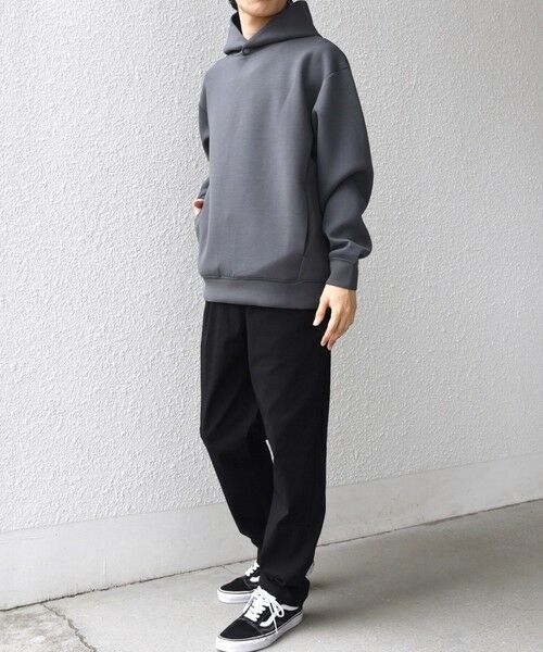 SHIPS / シップス パーカー | SHIPS any: カラー ダンボール スナップ プルオーバー パーカー 25AW◇ | 詳細15