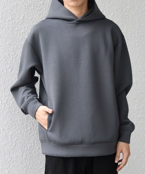 SHIPS / シップス パーカー | SHIPS any: カラー ダンボール スナップ プルオーバー パーカー 25AW◇ | 詳細17