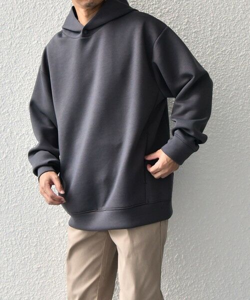 SHIPS / シップス パーカー | SHIPS any: カラー ダンボール スナップ プルオーバー パーカー 25AW◇ | 詳細25