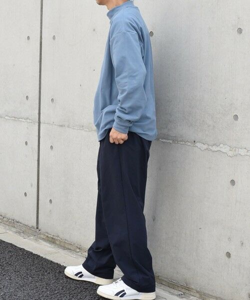 SHIPS / シップス カットソー | 【WEB限定】SHIPS any: ブラッシュド スムース モックネック Tシャツ(ロンT)◇ | 詳細16