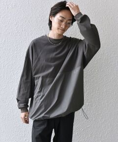 SHIPS / シップス Tシャツ | SHIPS any: カラーミックスコード トーン オン トーン デザイン Tシャツ【a-nylon】◇