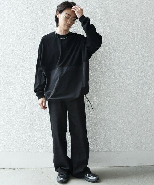 SHIPS / シップス Tシャツ | SHIPS any: カラーミックスコード トーン オン トーン デザイン Tシャツ【a-nylon】◇ | 詳細14