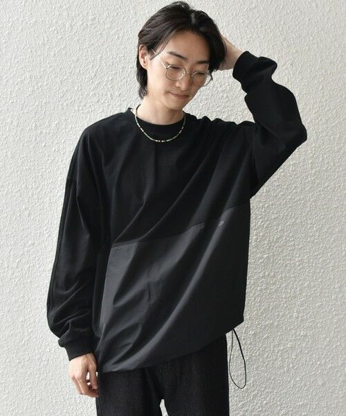 SHIPS / シップス Tシャツ | SHIPS any: カラーミックスコード トーン オン トーン デザイン Tシャツ【a-nylon】◇ | 詳細16