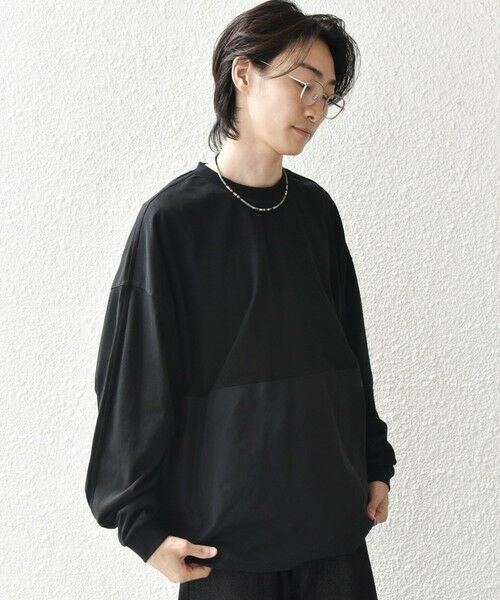 SHIPS / シップス Tシャツ | SHIPS any: カラーミックスコード トーン オン トーン デザイン Tシャツ【a-nylon】◇ | 詳細17