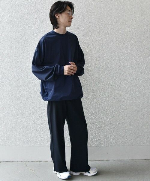 SHIPS / シップス Tシャツ | SHIPS any: カラーミックスコード トーン オン トーン デザイン Tシャツ【a-nylon】◇ | 詳細22