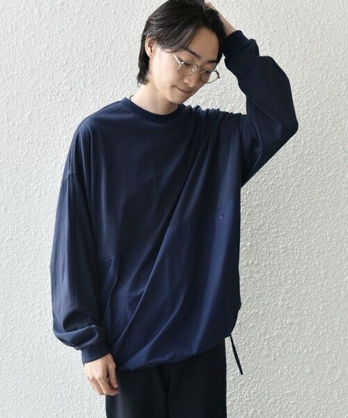 SHIPS / シップス Tシャツ | SHIPS any: カラーミックスコード トーン オン トーン デザイン Tシャツ【a-nylon】◇ | 詳細24