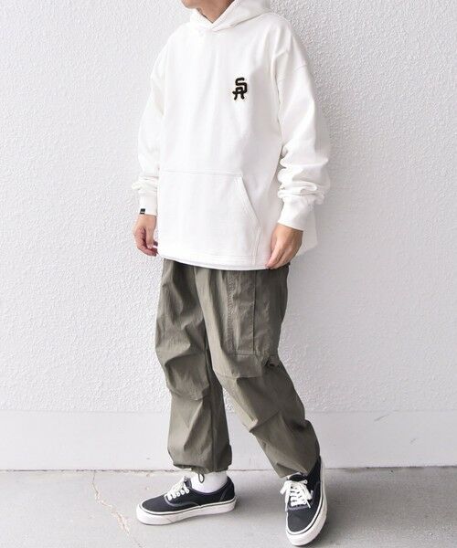 SHIPS / シップス パーカー | SHIPS any: COTTON USA サガラ刺繍 ワンポイント スウェット パーカー (セットアップ対応)◇ | 詳細2