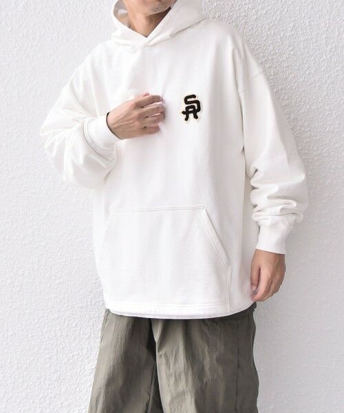 SHIPS / シップス パーカー | SHIPS any: COTTON USA サガラ刺繍 ワンポイント スウェット パーカー (セットアップ対応)◇ | 詳細4