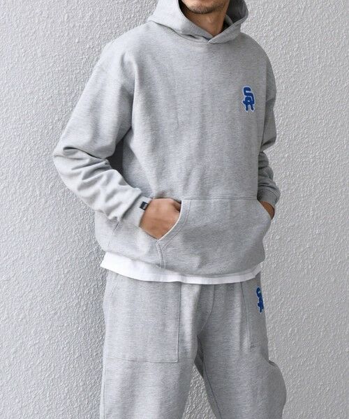 SHIPS / シップス パーカー | SHIPS any: COTTON USA サガラ刺繍 ワンポイント スウェット パーカー (セットアップ対応)◇ | 詳細12