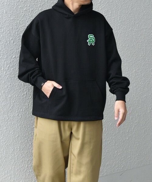 SHIPS / シップス パーカー | SHIPS any: COTTON USA サガラ刺繍 ワンポイント スウェット パーカー (セットアップ対応)◇ | 詳細22