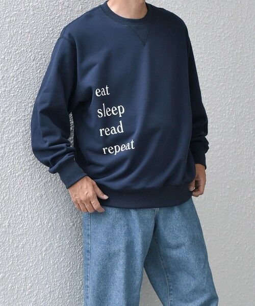 SHIPS / シップス スウェット | SHIPS any: 〈洗濯機可能〉fuzkue コラボ クルーネック スウェット◇ | 詳細24