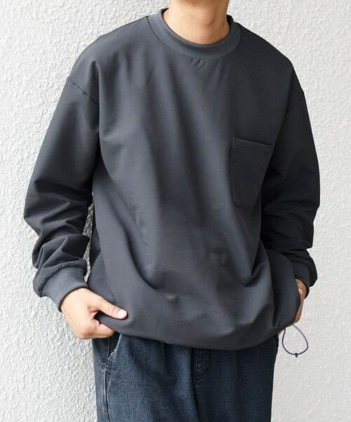 SHIPS / シップス スウェット | SHIPS any:〈洗濯機可能〉ストレッチ 裏起毛 ウォーム アーバン ピステ (セットアップ対応)◇ | 詳細5