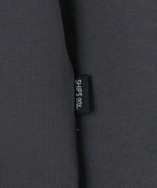 SHIPS / シップス Tシャツ | SHIPS any: オーガニック コットン ワンポイント ロゴ プリント×刺繍 スピンドル Tシャツ(ロンT)◇ | 詳細21