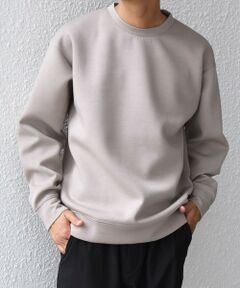 SHIPS / シップス スウェット | SHIPS any:〈洗濯機可能〉カラー ダンボール クルーネック プルオーバー◇