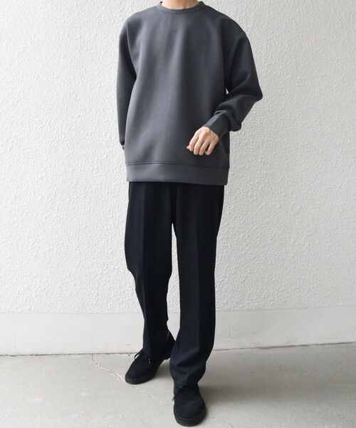 SHIPS / シップス スウェット | SHIPS any:〈洗濯機可能〉カラー ダンボール クルーネック プルオーバー◇ | 詳細1