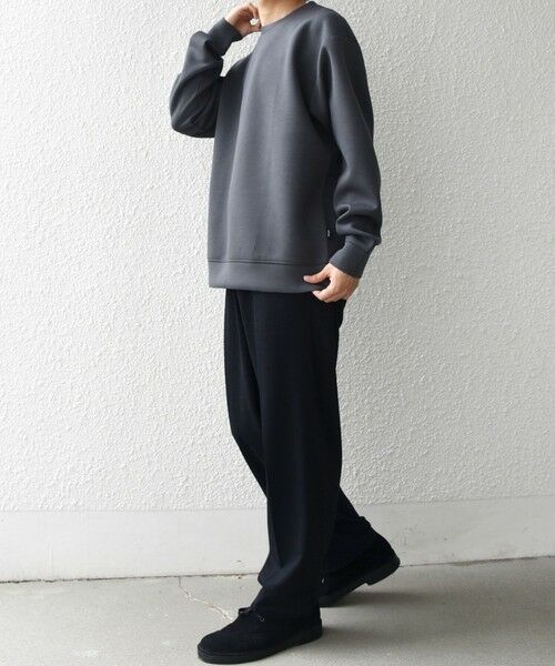 SHIPS / シップス スウェット | SHIPS any:〈洗濯機可能〉カラー ダンボール クルーネック プルオーバー◇ | 詳細2