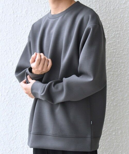 SHIPS / シップス スウェット | SHIPS any:〈洗濯機可能〉カラー ダンボール クルーネック プルオーバー◇ | 詳細4