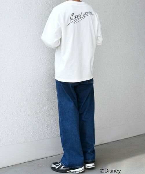 SHIPS / シップス Tシャツ | SHIPS any: /ミッキーマウス/ サイン & ポージング Tシャツ (ロンT)◇ | 詳細2