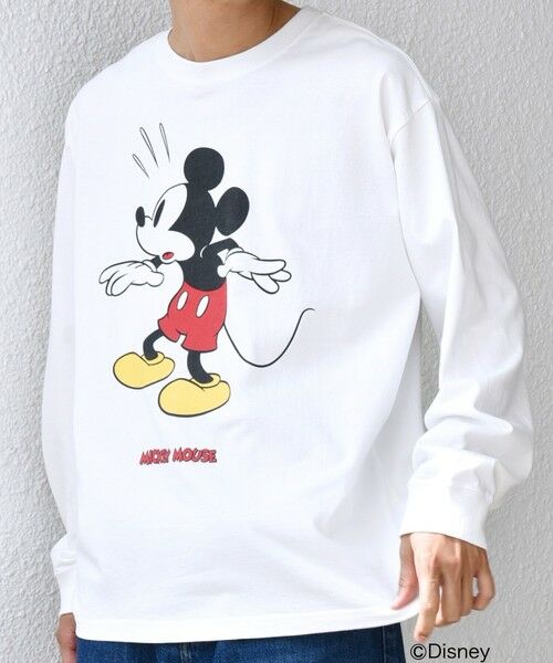 SHIPS / シップス Tシャツ | SHIPS any: /ミッキーマウス/ サイン & ポージング Tシャツ (ロンT)◇ | 詳細4