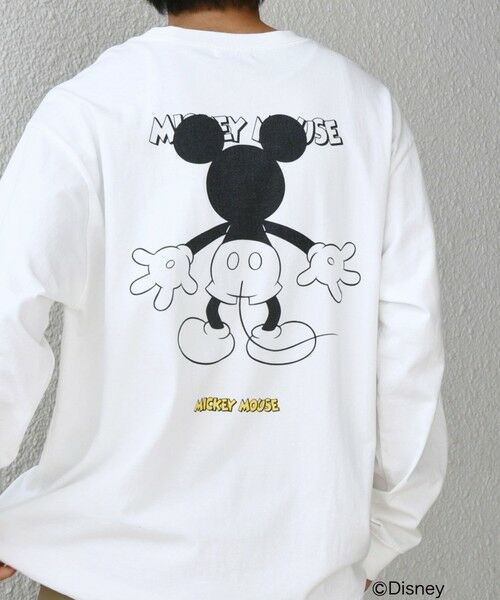 SHIPS / シップス Tシャツ | SHIPS any: /ミッキーマウス/ サイン & ポージング Tシャツ (ロンT)◇ | 詳細17