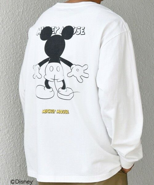 SHIPS / シップス Tシャツ | SHIPS any: /ミッキーマウス/ サイン & ポージング Tシャツ (ロンT)◇ | 詳細18