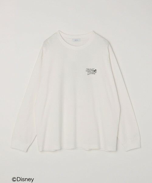SHIPS / シップス Tシャツ | SHIPS any: /ミッキーマウス/ サイン & ポージング Tシャツ (ロンT)◇ | 詳細21