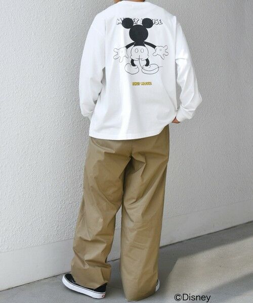 SHIPS / シップス Tシャツ | SHIPS any: /ミッキーマウス/ サイン & ポージング Tシャツ (ロンT)◇ | 詳細15