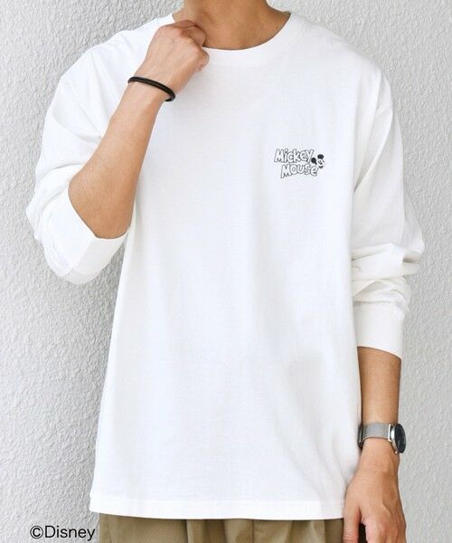 SHIPS / シップス Tシャツ | SHIPS any: /ミッキーマウス/ サイン & ポージング Tシャツ (ロンT)◇ | 詳細16