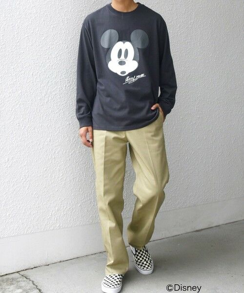 SHIPS / シップス Tシャツ | SHIPS any: /ミッキーマウス/ サイン & ポージング Tシャツ (ロンT)◇ | 詳細24
