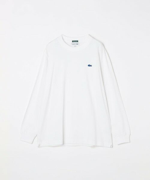 SHIPS / シップス Tシャツ | 【SHIPS any別注】LACOSTE: ワンポイント ピケ クルーネック Tシャツ 25AW (ロンT)◇ | 詳細7
