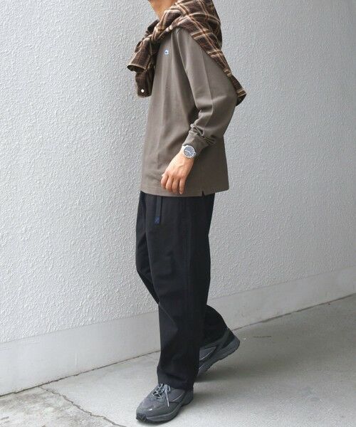 SHIPS / シップス Tシャツ | 【SHIPS any別注】LACOSTE: ワンポイント ピケ クルーネック Tシャツ 25AW (ロンT)◇ | 詳細10