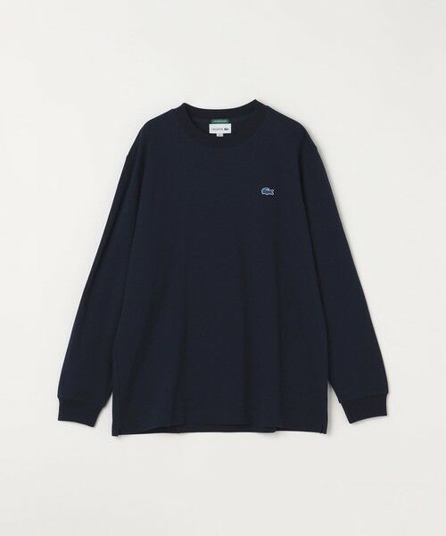 SHIPS / シップス Tシャツ | 【SHIPS any別注】LACOSTE: ワンポイント ピケ クルーネック Tシャツ 25AW (ロンT)◇ | 詳細27
