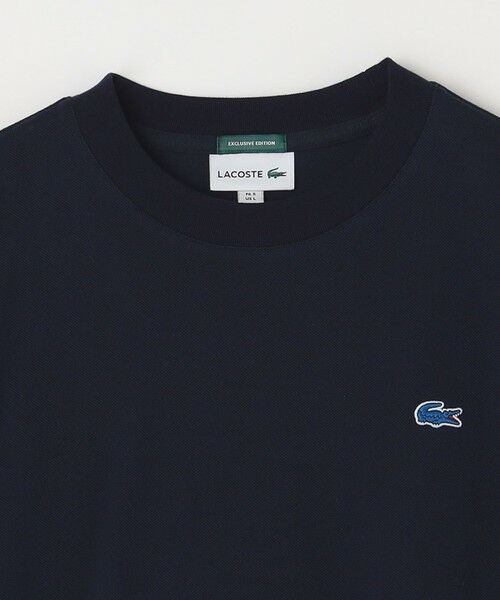 SHIPS / シップス Tシャツ | 【SHIPS any別注】LACOSTE: ワンポイント ピケ クルーネック Tシャツ 25AW (ロンT)◇ | 詳細28