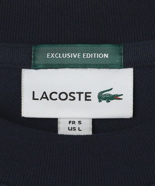 SHIPS / シップス Tシャツ | 【SHIPS any別注】LACOSTE: ワンポイント ピケ クルーネック Tシャツ 25AW (ロンT)◇ | 詳細29