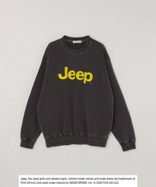 SHIPS / シップス スウェット | GOOD ROCK SPEED: ピグメントダイ ジープ ロゴ クラックプリント スウェット◇ | 詳細6