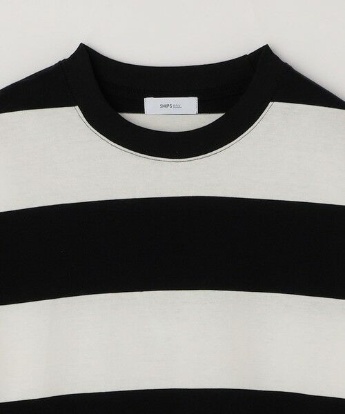 SHIPS / シップス Tシャツ | SHIPS any: ワイド カラー ボーダー スピンドル Tシャツ (ロンT)◇ | 詳細7