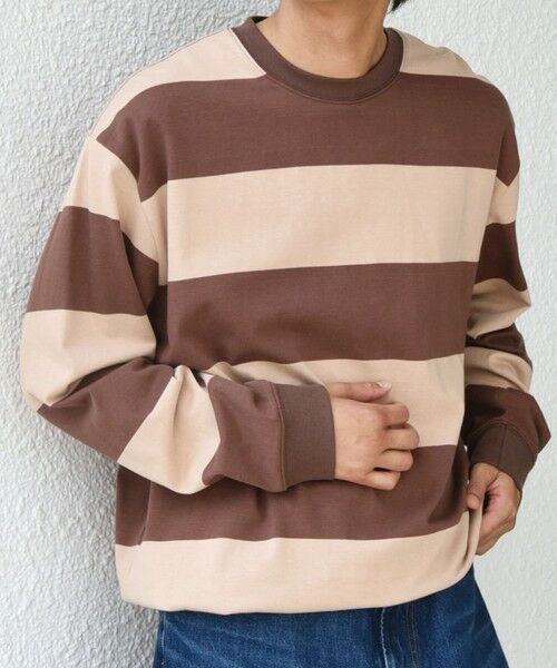 SHIPS / シップス Tシャツ | SHIPS any: ワイド カラー ボーダー スピンドル Tシャツ (ロンT)◇ | 詳細16