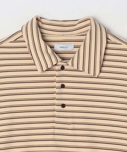 SHIPS / シップス ポロシャツ | SHIPS any: ブラッシュド マルチボーダー ヘムタック スピンドル ポロシャツ◇ | 詳細21