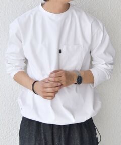 SHIPS / シップス Tシャツ | SHIPS any: SORONA(R) ストレッチ ジャージー スピンドル ポケット Tシャツ (ロンT)◆