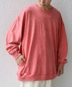 SHIPS / シップス Tシャツ | ONEITA: ケミカルウォッシュ サイド ポケット リラックス Tシャツ(ロンT)