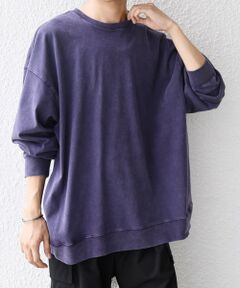 SHIPS / シップス Tシャツ | ONEITA: ケミカルウォッシュ サイド ポケット リラックス Tシャツ(ロンT)