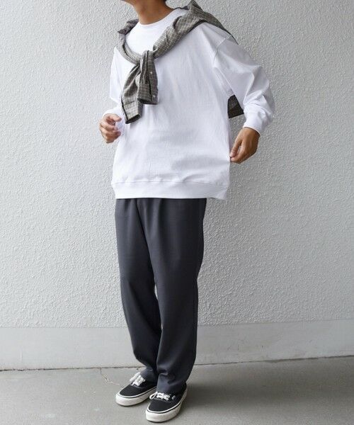 SHIPS / シップス Tシャツ | ONEITA: ケミカルウォッシュ サイド ポケット リラックス Tシャツ(ロンT) | 詳細2