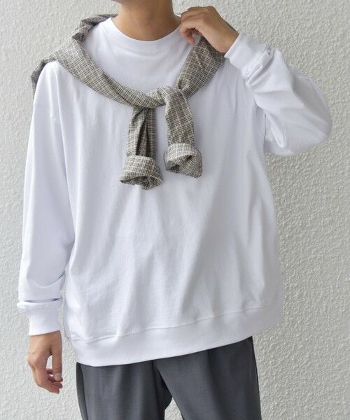 SHIPS / シップス Tシャツ | ONEITA: ケミカルウォッシュ サイド ポケット リラックス Tシャツ(ロンT) | 詳細3