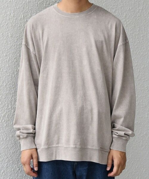 SHIPS / シップス Tシャツ | ONEITA: ケミカルウォッシュ サイド ポケット リラックス Tシャツ(ロンT) | 詳細10