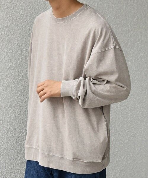 SHIPS / シップス Tシャツ | ONEITA: ケミカルウォッシュ サイド ポケット リラックス Tシャツ(ロンT) | 詳細11